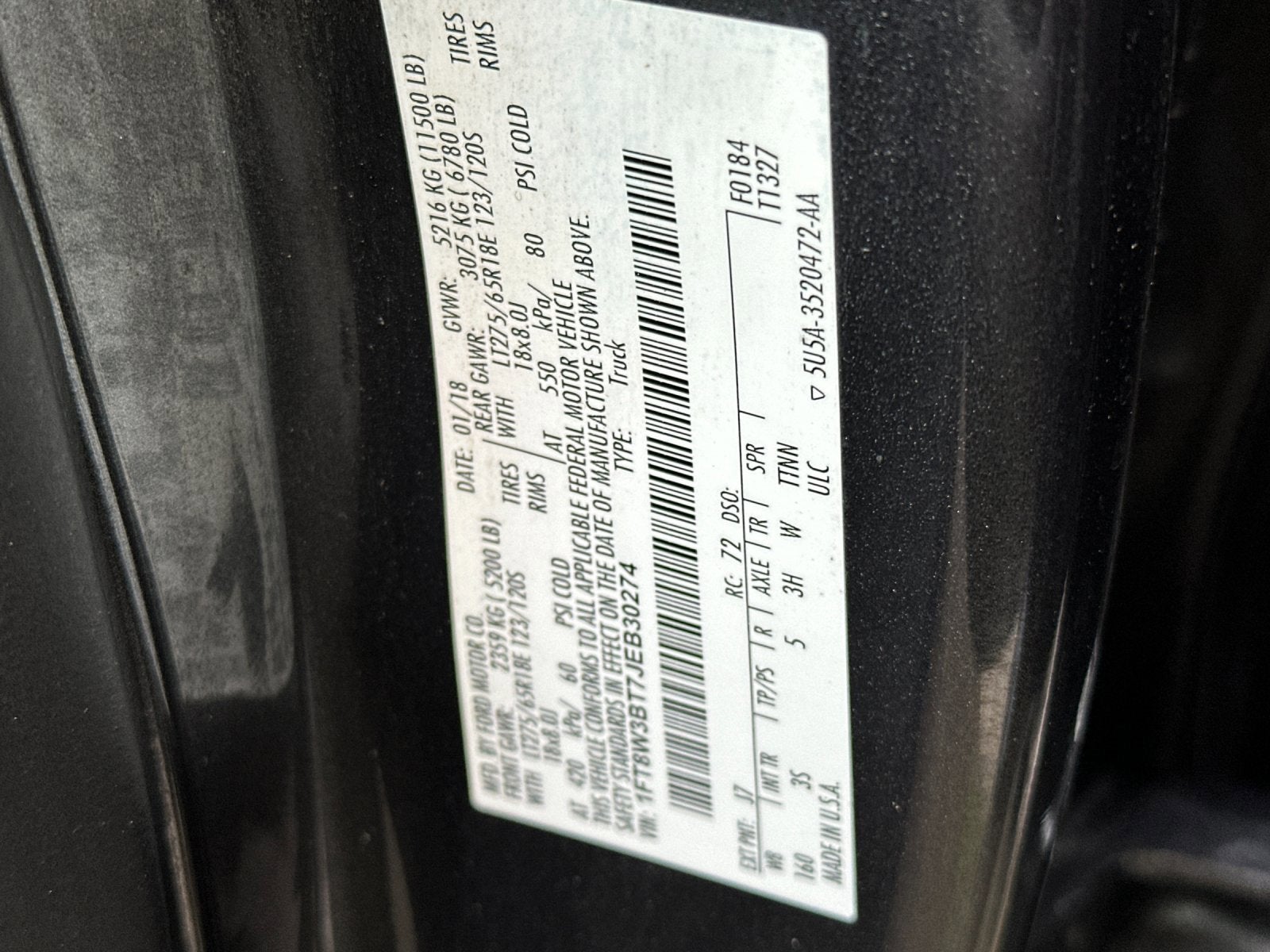 2018 Ford Super Duty F-350 SRW XL