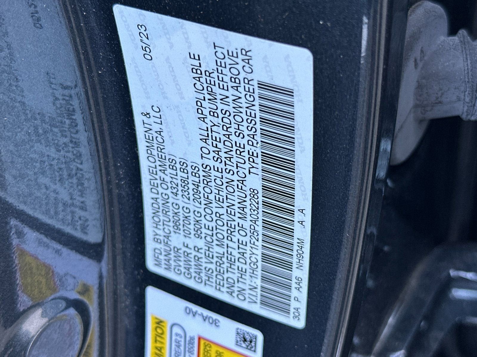 2023 Honda Accord Sedan LX