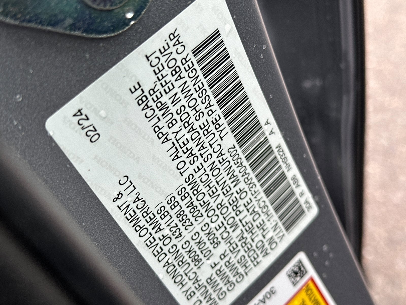 2024 Honda Accord Sedan EX