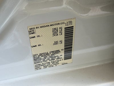 2022 Nissan Altima 2.5 SR