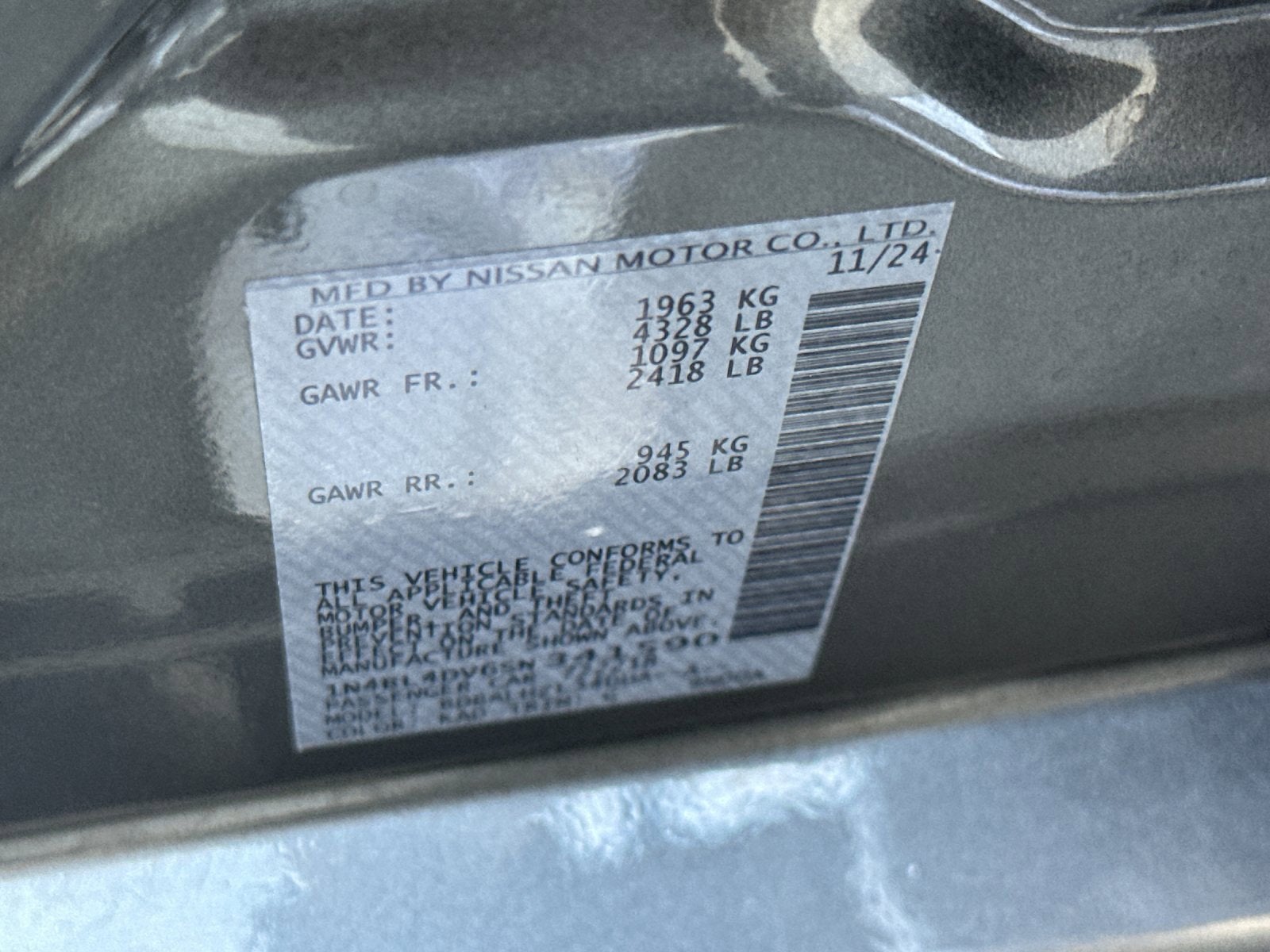 2025 Nissan Altima SV