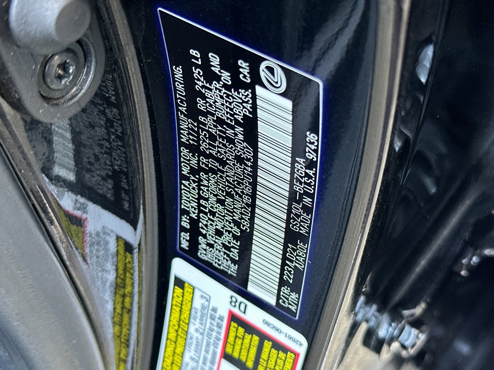 2023 Lexus ES ES 350