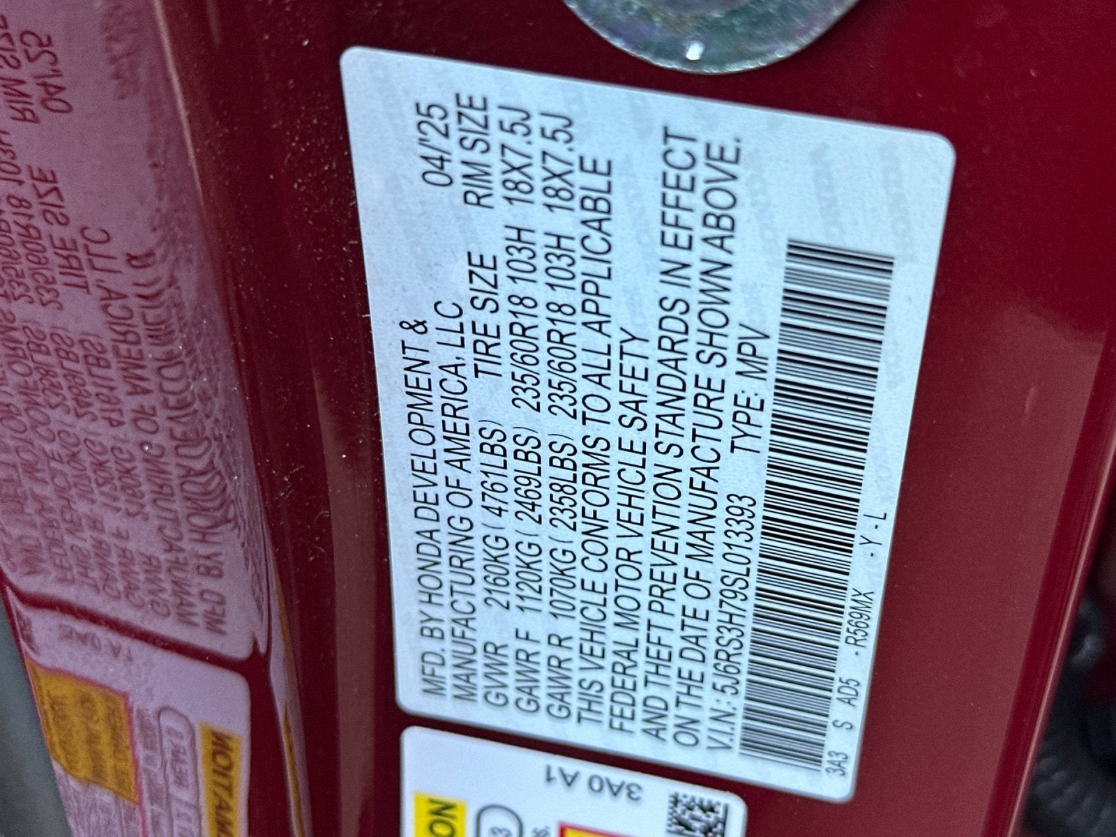 2025 Honda CR-V EX-L