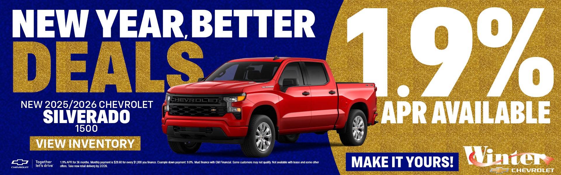 NEW 2025/2026 CHEVROLET SILVERADO 1500